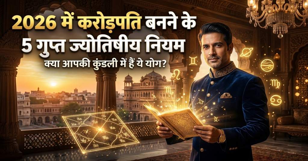 2026 में करोड़पति बनने के 5 गुप्त ज्योतिषीय नियम