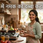 रसोई में नमक का डब्बा कहाँ रखें